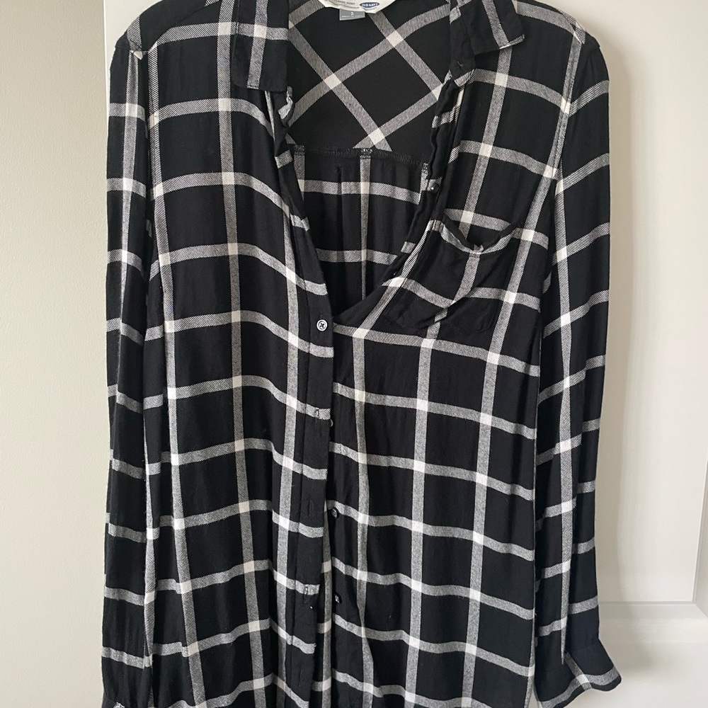 Long sleeve flannel, lightweight